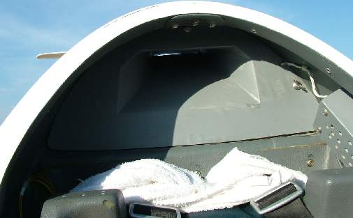 Dick Butler's air exit, cockpit view