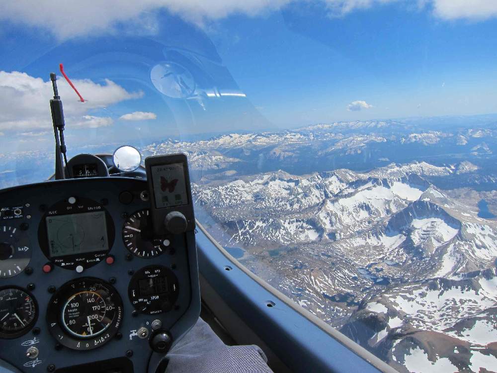 Sierra cloudstreet and view on Yosemite valley